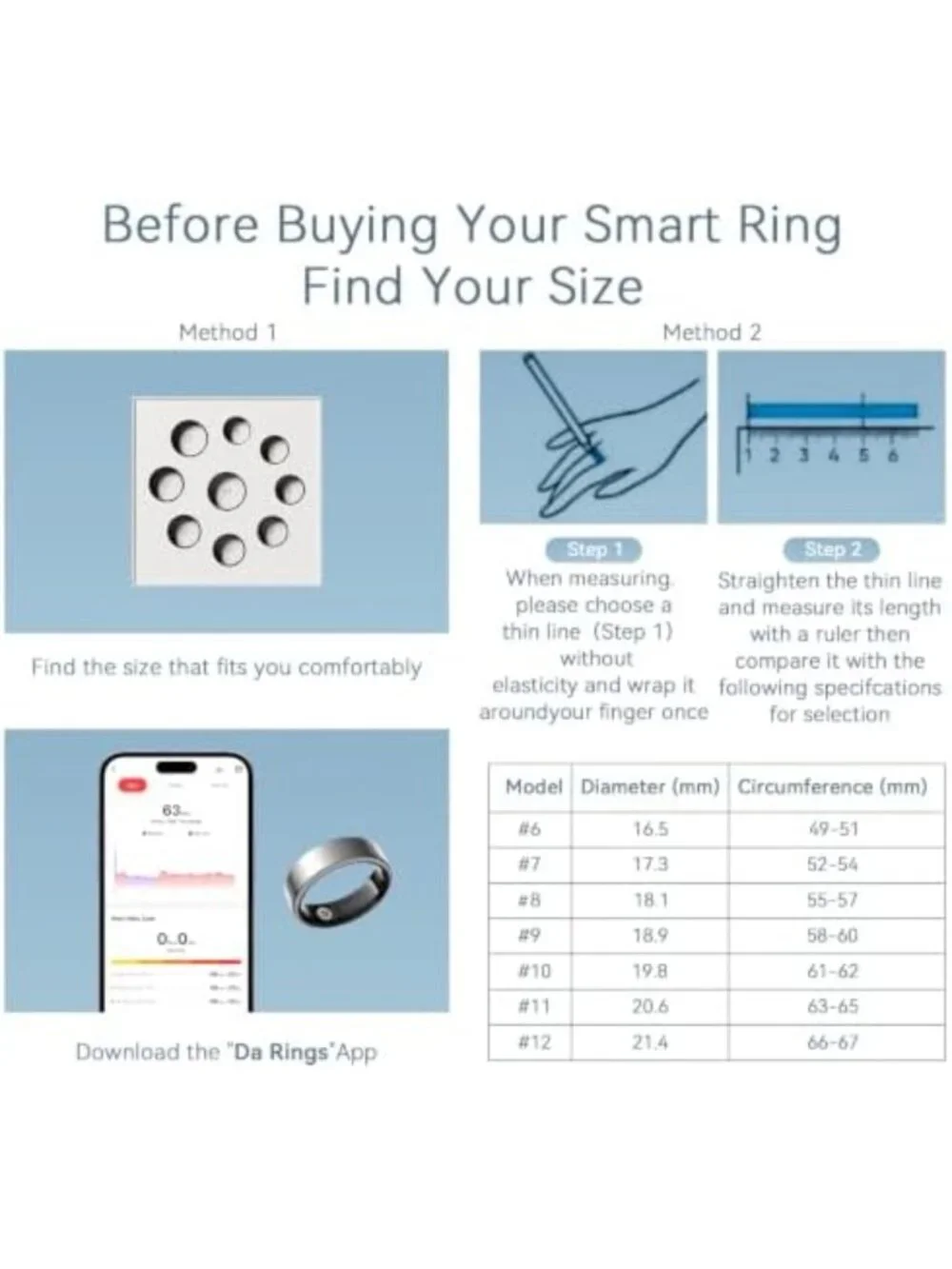 Smart Fitness Tracker Ring for Sleep Health - Stylish Silver Design for All